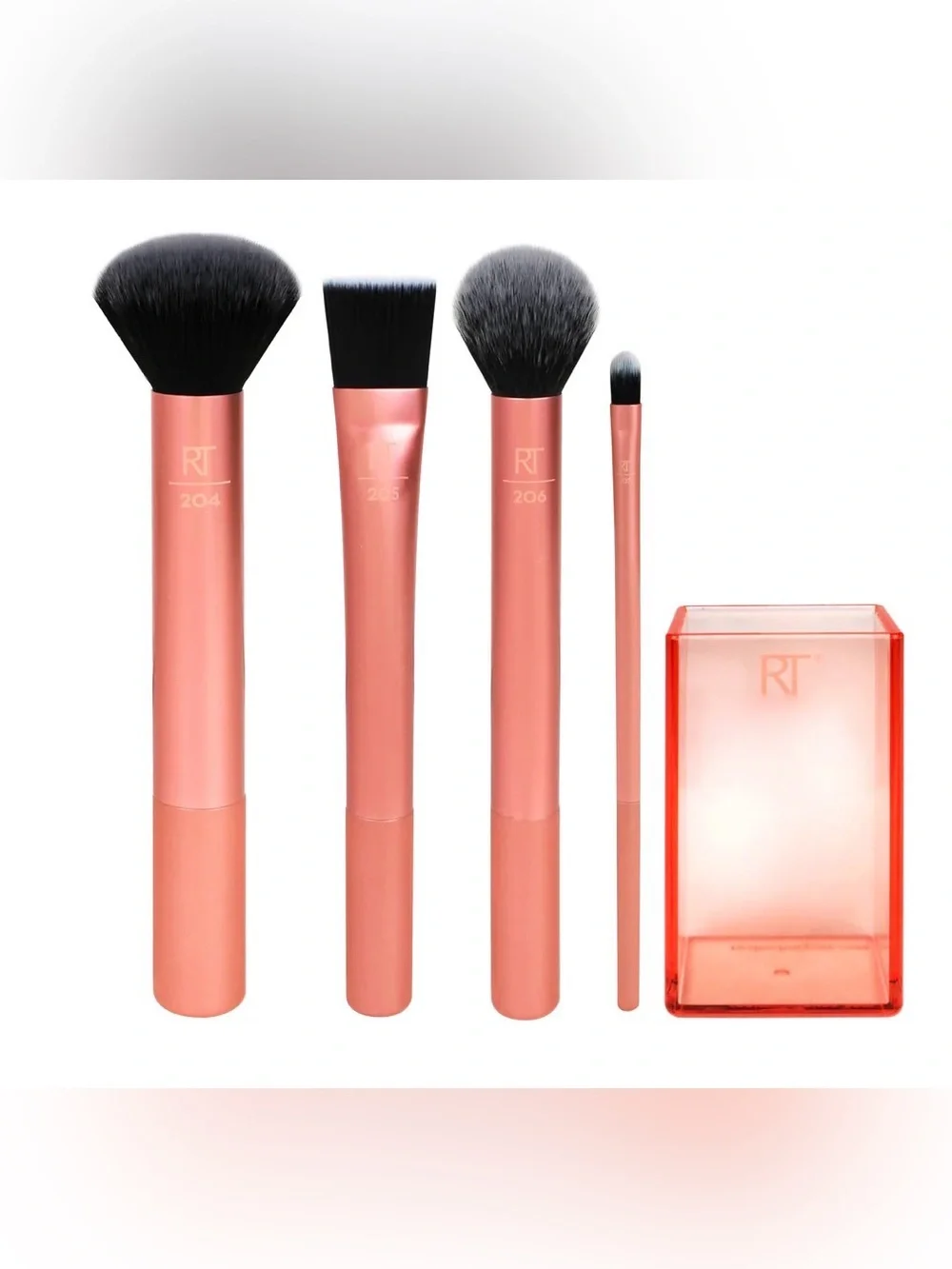 Real Techniques Flawless Base Makeup Brush Set, 5 Piece Set